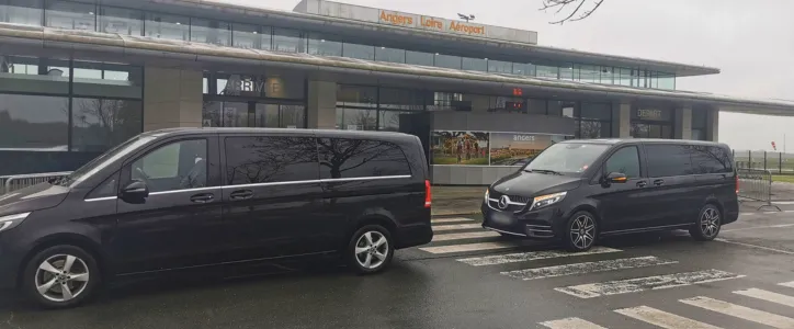 navette van aeroport depuis angers
